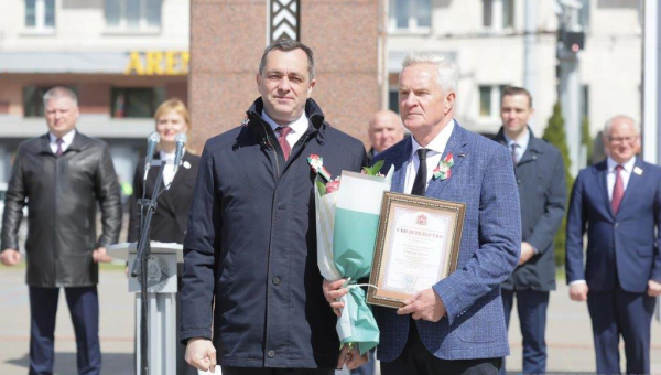 Занесение на Доску Почёта Витебской области