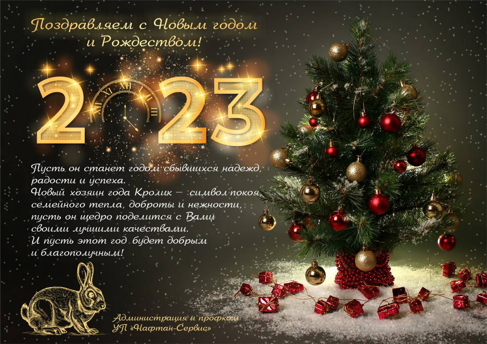С Новым годом и Рождеством!