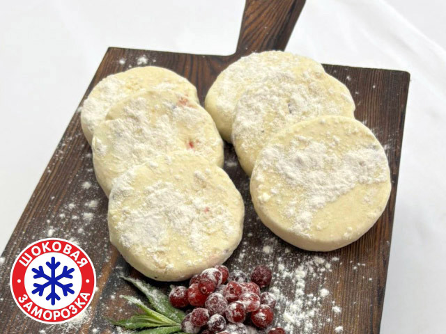 Сырники с клюквой п/ф, 1кг.